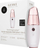 Уред за хидратација на лице Geske SmartAppGuided Facial Hydration Refresher 4 in 1, поврзување со апликација, ладна магла, бел
