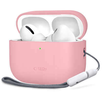 Силиконска навлака Tech-Protect за Apple AirPods Pro 3, Dusty Pink