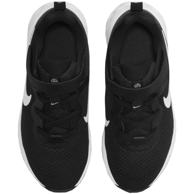 Atlete për kalamaj Nike Revolution 6, të lehta, Black White Dark Grey
