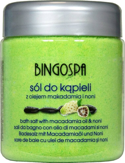 Kripë banjoje BingoSpa Bath Salt Polynesian Noni, me vaj makadamia dhe noni, 580g