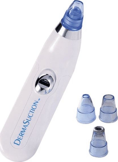 Pajisje për heqje puçrrash Derma Suction, e bardhë