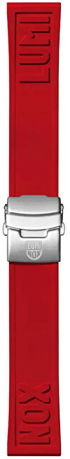 Orë për meshkuj Luminox Navy Seal, e zezë/kuqe