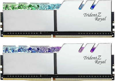 Memorie G.Skill Trident Z Royal, DDR4, 64 GB, 4400 MHz, CL19, F4-4400C19D-64GTRS