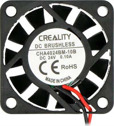 Ventilator aksial Creality CHA4024BM, 24V, 40x40x10mm, i zi