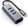 USB Hub Satechi USB-C 2in1 Ethernet, i hirtë