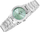 Ora dore Casio LTP-1177A-3A për femra, analog, çelik inox, numërues i gjelbër