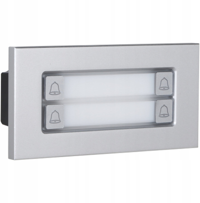 Modul zgjerues interfonik Dahua VTO4202F-MDB4, 4 butona zile, IP65 IK07, ngjyrë argjendi