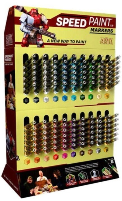 Raft ekspozues markerësh The Army Painter Speedpaint 2.0, vertikal, shumëngjyrësh