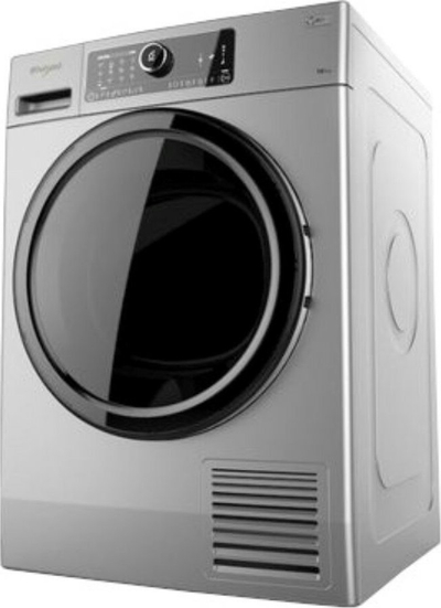 Tharëse rrobash Whirlpool AWZ 9HPS/PRO, 9 kg, me pompë nxehtësie A++, ngjyrë argjendi