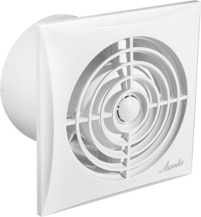 Вентилатор за бања AWENTA Silence WZ100H, fi 100mm, со сензор за влажност, бел