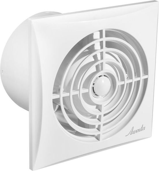 Ventilator banjoje AWENTA Silence WZ100H, fi 100mm, me sensor lagështie, i bardhë