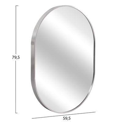Pasqyrë Archer ovale 59x79Hcm (HM4500.40), argjendtë