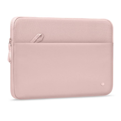 Çantë laptopi Tech-Protect Sleeve 15-16", me xhep përpara, rozë