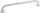 Shufër mbajtëse për banjo Thema Lux SG-01, 60 cm, metal, e bardhë