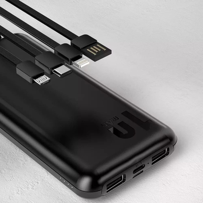 Karikues portativ Dudao K6Pro, 10000mAh, USB, i zi