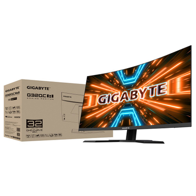 Monitor Gigabyte G32QC A-EK, 31.5", QHD, 165Hz, i zi
