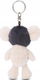 Brelok pelushi NICI Lemur Ruffi, 10 cm, linja Green, gri