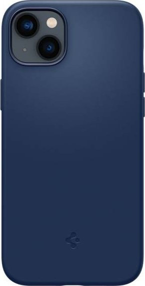 Kapak telefoni Spigen Silicone Fit Mag MagSafe, për iPhone 14 Plus, silikon, blu navy