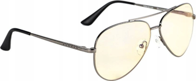 Syze kompjutri Gunnar Optiks Maverick, xhama amber, skelet metalik gri