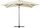 Çadër kopshti MONZA Cantilever Parasol, 2.5 x 2.5 m, me shtyllë anash, bezhë e hapur