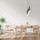 Luster varëse Milagro Auris Black MLP4837, 3xE14 40W, lartësi e rregullueshme, e zezë