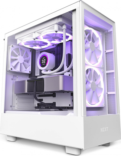 Kasë kompjuteri NZXT H5 Elite, e bardhë
