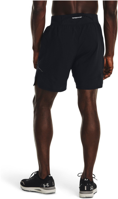 Pantallona të shkurtra vrapimi Under Armour Launch Elite 2 in 1, elastike, për meshkuj, të zeza