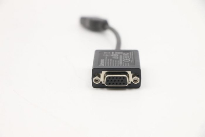 Adapter monitori Lenovo HDMI në VGA, i vogël, i zi