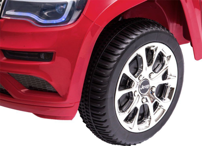 Makine elektrike për kalamaj Jeep Grand Cherokee, me bateri, me telekomandë për prindërit, blu me shkëlqim