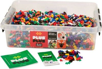 Set ndërtimi Plus Plus Blocks Basic Mix, 3600 copa, shumëngjyrëshe