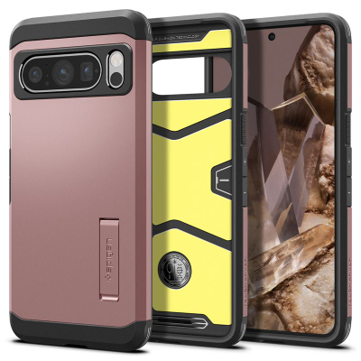 Kapak për Google Pixel 8 Pro Spigen Tough Armor, rozë