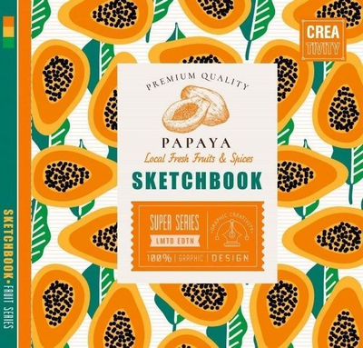 Блок за цртање Fresh Papaya, 200x200mm, 100g/m2 36 листови