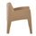 Karrige lounge kopshti SLEEK HM6365.03, polipropilen, 62x68x73cm, cappuccino
