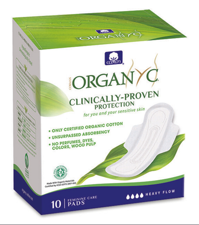 Peceta higjienike higjenike Organyc BIO Cotton, 10 copë
