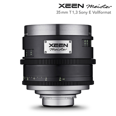 Lentja cine XEEN Meister 35mm T1.3, Sony E, full frame, e zezë
