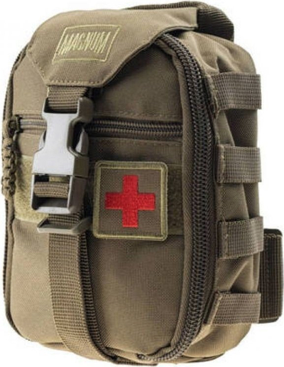 Çantë ndihme e parë Magnum Pouch Medium, 2L, MOLLE, jeshile oliv
