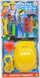 Set veglash për ndërtimtar Pegaz Toys Tool Set, me helmetë, plastikë, e verdhë