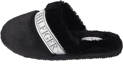 Papuçe për femra Tommy Hilfiger, të zeza