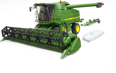 Lodër kombajë vjelëse Bruder John Deere T670i, e gjelbër