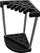 Mbajtës këndor për vegla kopshti Keter Corner Garden Tool Storage Rack, plastikë, i zi