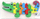 Puzzle druri Icom Polska Little Crocodile, formë krokodili, shumëngjyrësh