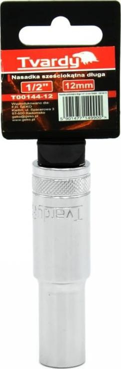 Kokë çelësi e gjatë TVARDY, 1/2", 12 mm, metalike