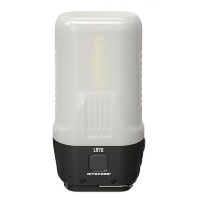 Elektrik kampingu Nitecore LR70, 400 lumens, power bank, bardh e zi