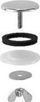 Kapak rubineti Blanco, 48 mm