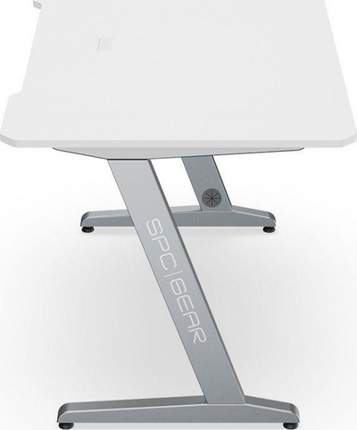Tavolinë SPC Gear GD100 Onyx White,111 cm x 74 cm, e bardhë/e hirtë