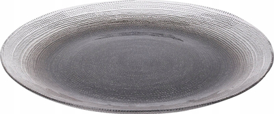 Pjatë e sheshtë Home Styling Collection LAKRIS, 32 cm, gri