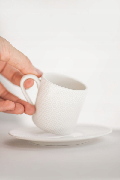 Filxhan kafeje Verlo NORWICH Cup, 90 ml, i bardhë