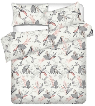Сет чаршафи Domoletti Sateen Foliage, 200x220 cm, персиски венецијански стил, многуобоен