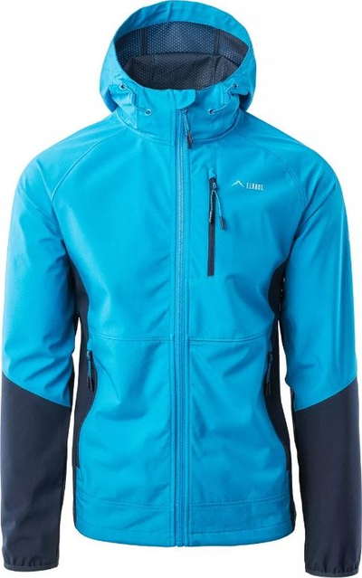 Xhaketë softshell për burra Elbrus Envisat M, 10 000 mm, frymëmarrje 5 000 g/m², blu