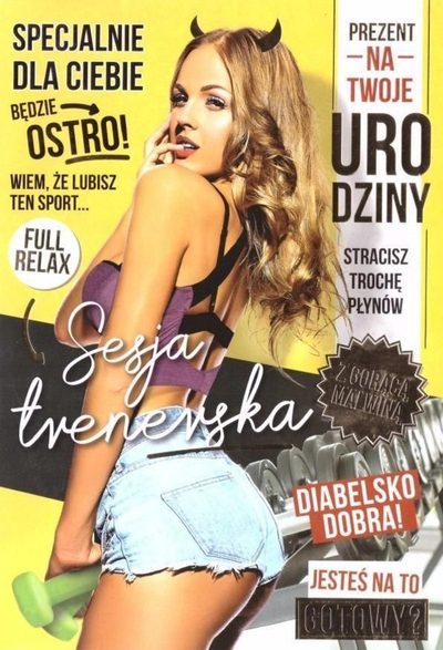 Kartolinë urimi Kukartka Q-154 Birthday Hot Malwina, format B5, me zarf, shumëngjyrëshe